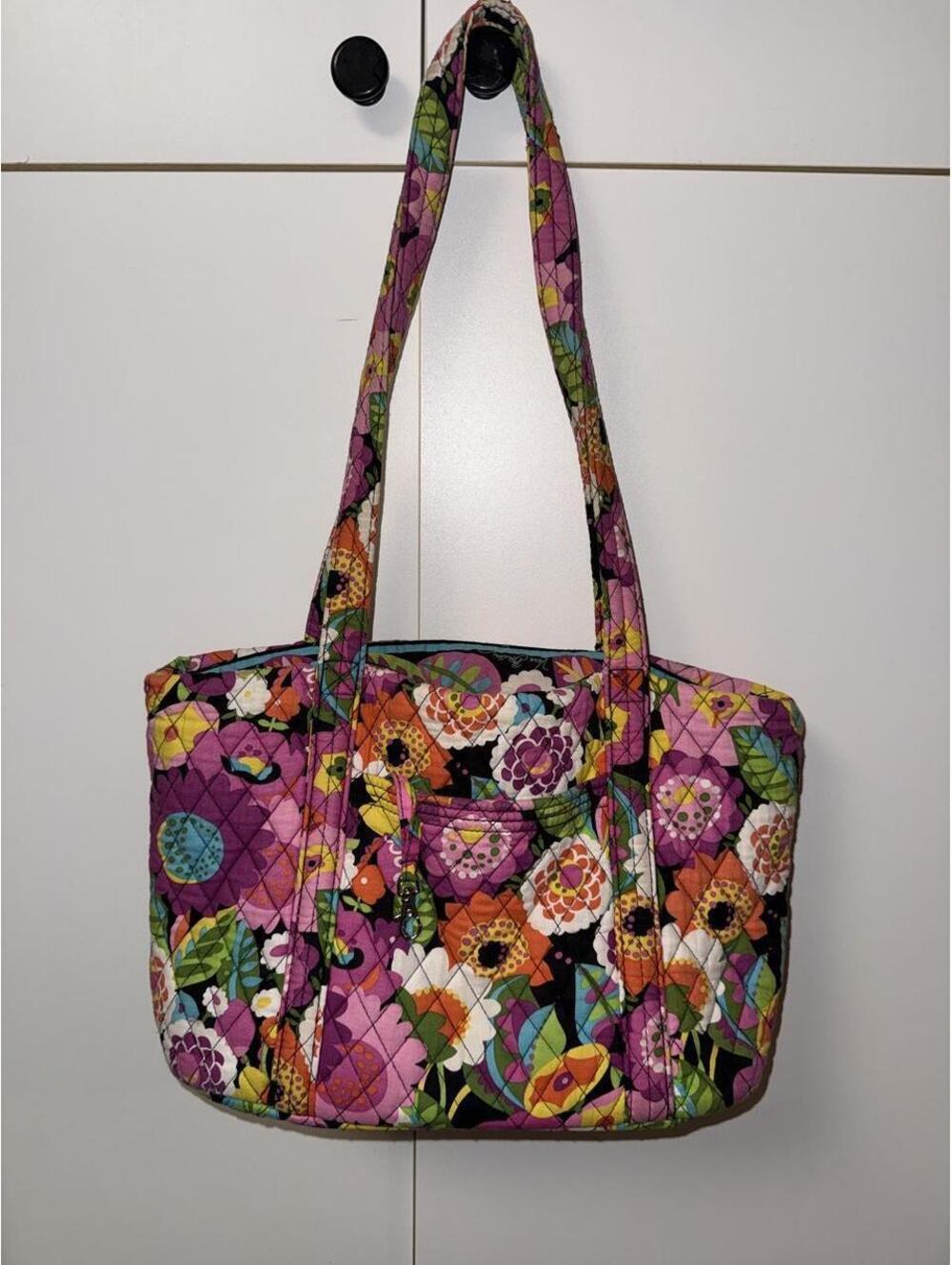 Vera Bradley Women's floral print tote Bag one size boho hippie preppy